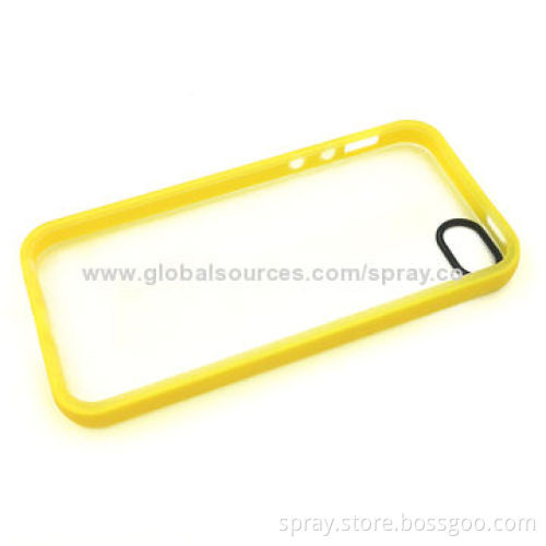 TPU Bumper with Frosted Cover Skin for iPhone 5, 5S, Different Colors Available